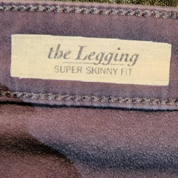 Ag Adriano Goldschmied Legging Women 27 Dark Grey Super Skinny Fit Made in USA - Picture 5 of 9